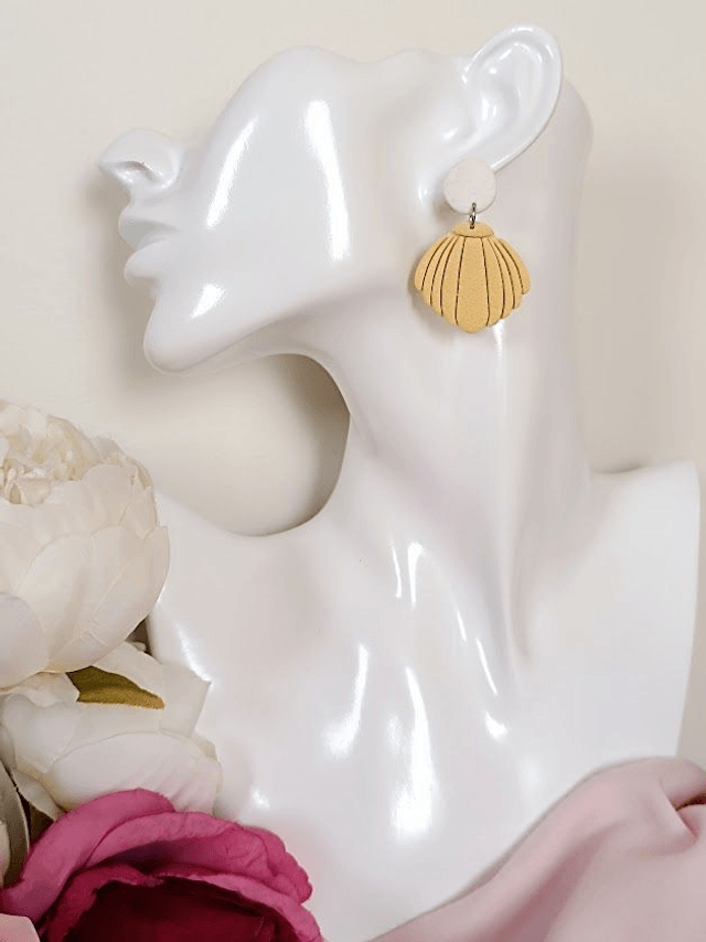 Boucles d'oreilles en argile polymère 