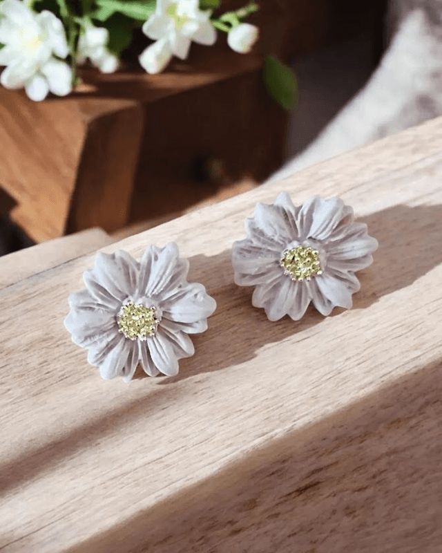 Boucles d'oreilles fleur