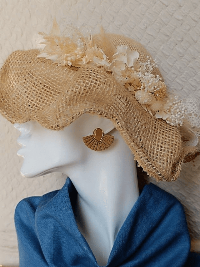 Boucles d'oreilles en argile polymère 