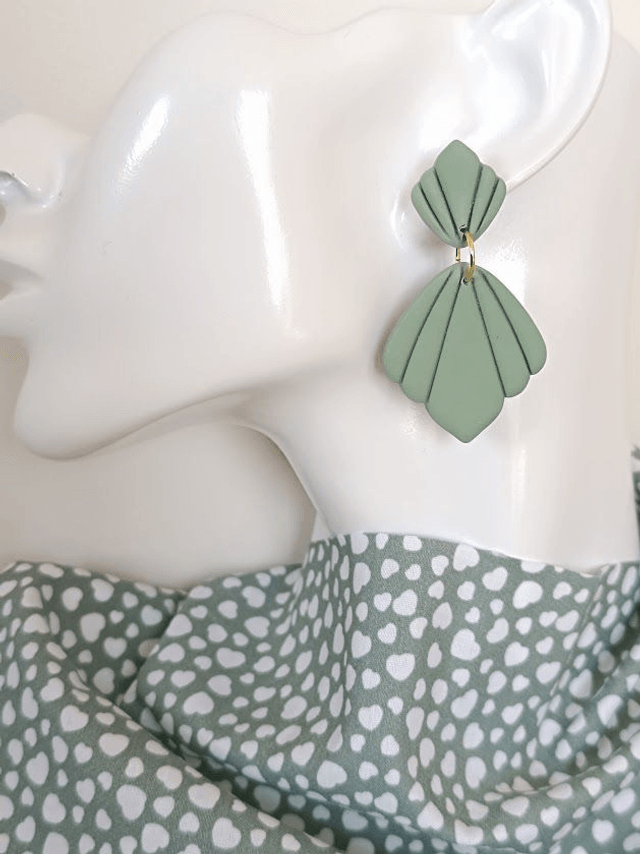 Boucles d'oreilles en argile polymère