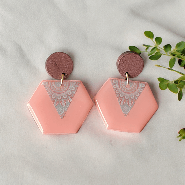 Boucles d'oreilles en argile polymère