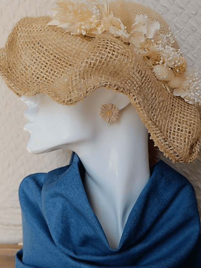 Boucles d'oreilles fleur