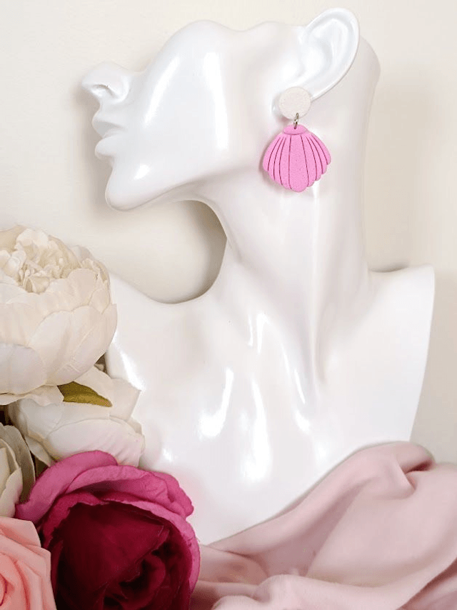 Boucles d'oreilles en argile polymère 