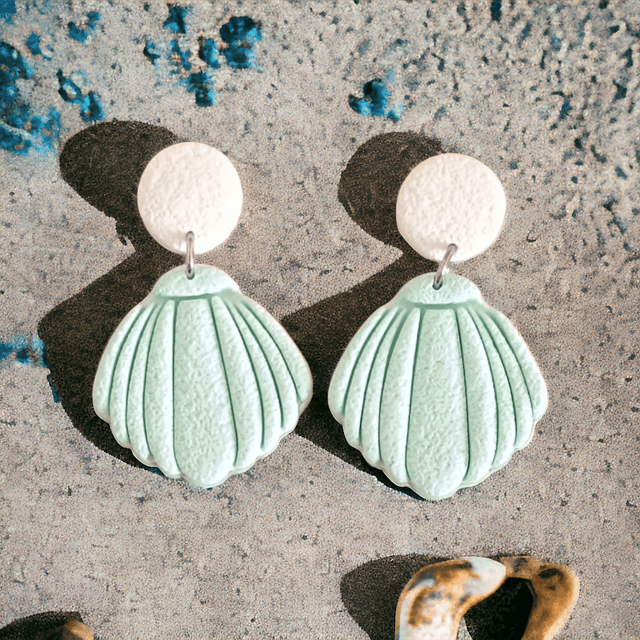 Boucles d'oreilles en argile polymère 