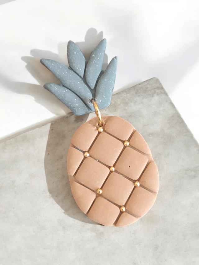 Boucles d'oreilles ananas 