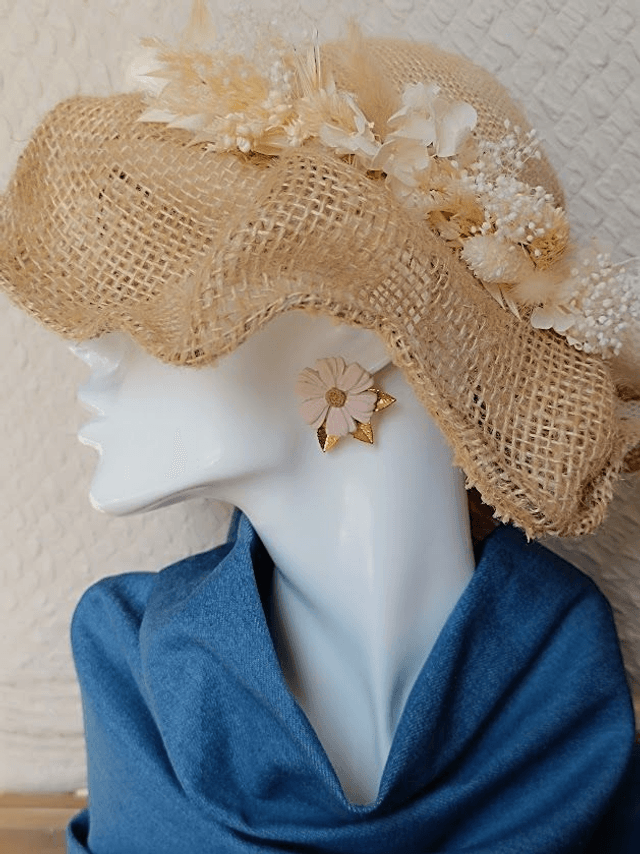 Boucles d'oreilles fleur