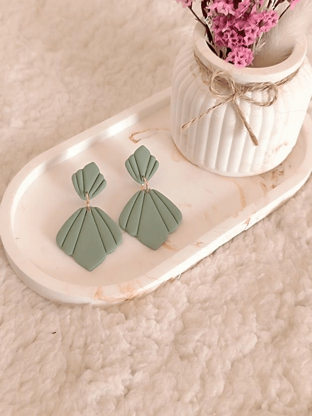 Boucles d'oreilles en argile polymère