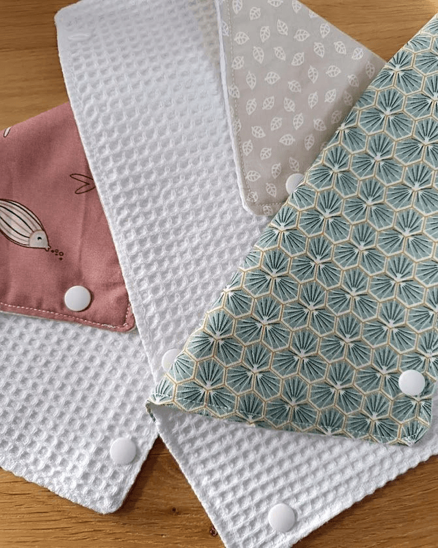 Essuie tout lavable réutilisable 6 feuilles