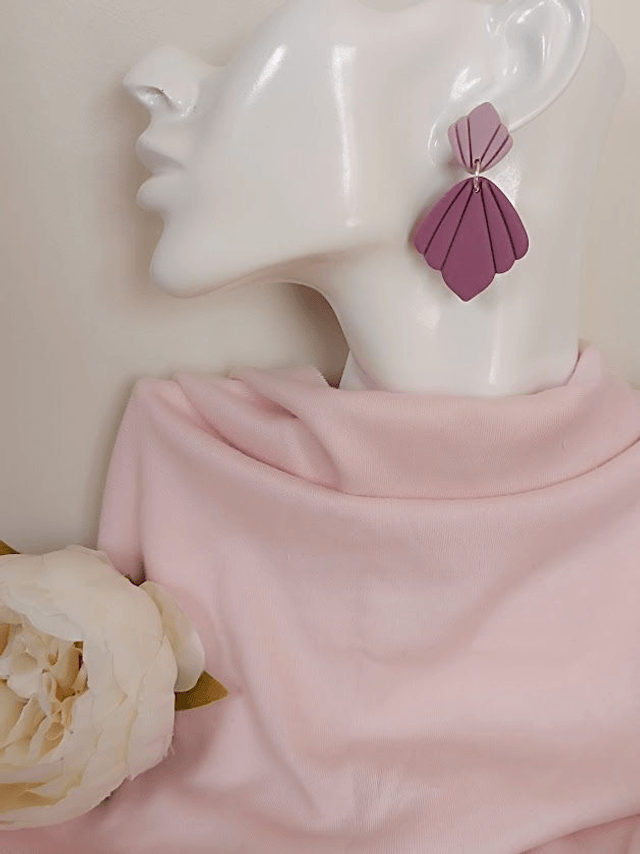 Boucles d'oreilles en argile polymère 