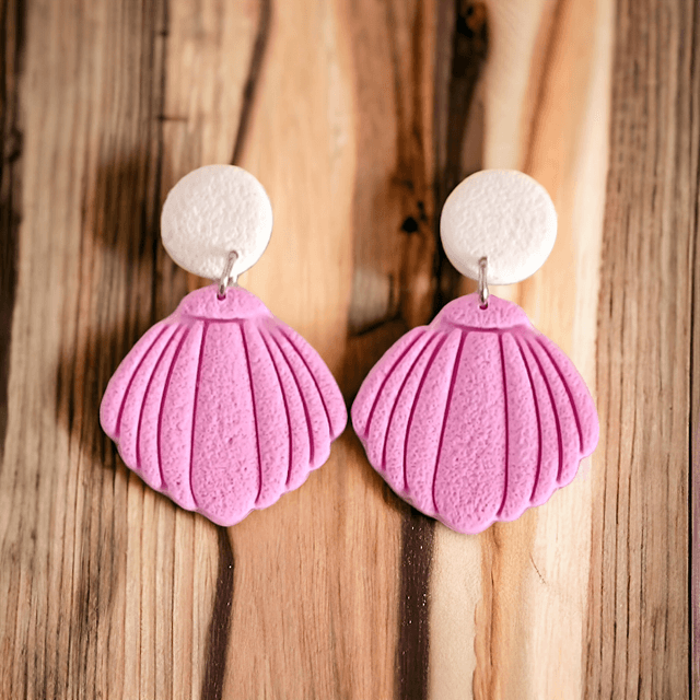 Boucles d'oreilles en argile polymère 