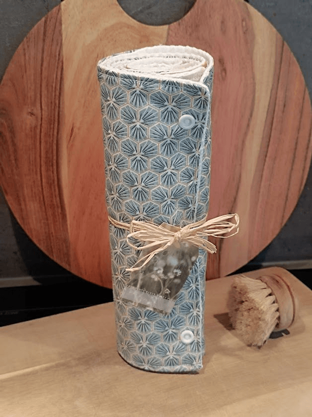Essuie tout lavable réutilisable 6 feuilles