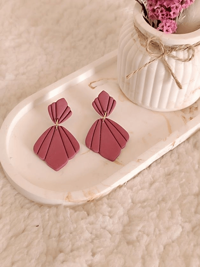 Boucles d'oreilles en argile polymère
