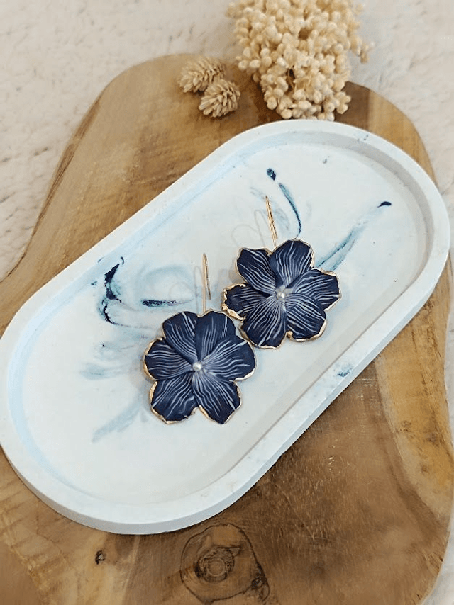 Plateau vide poches en Jesmonite