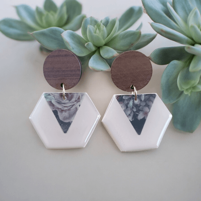 Boucles d&#039;oreilles en argile polymère